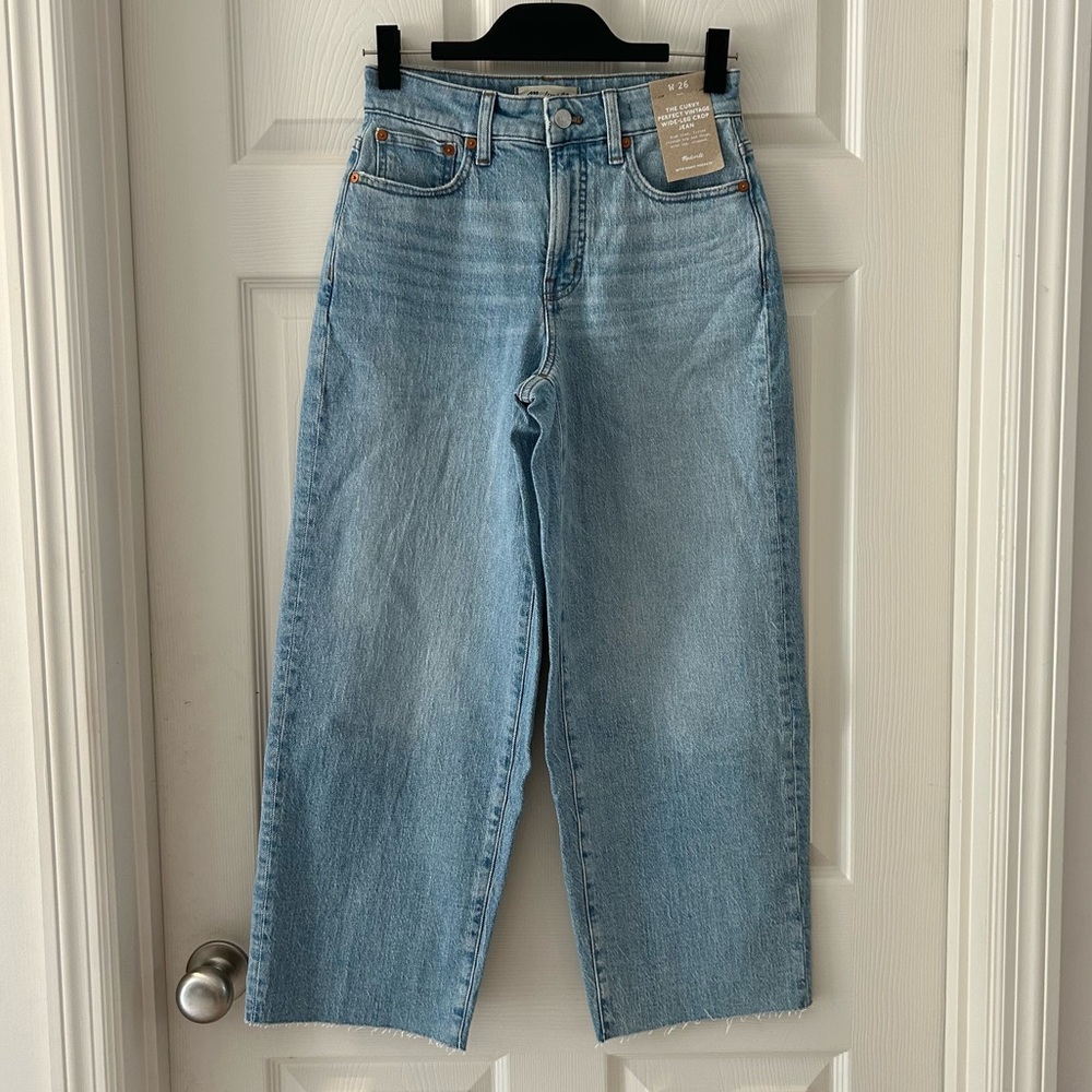 Madewell Light Blue Flare & Wide Leg Jeans